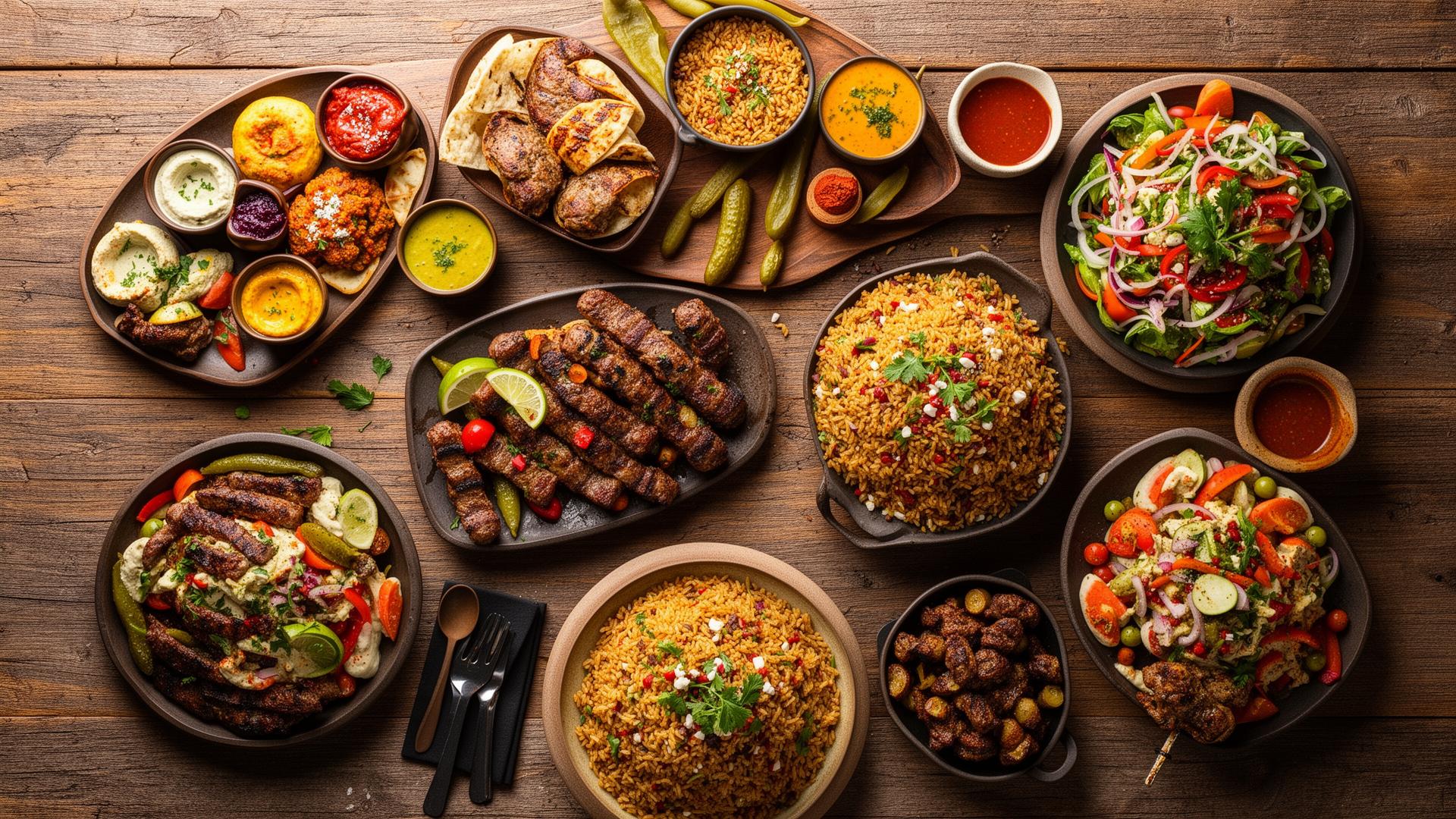 Kurumsal catering servisi için hazırlanmış yemekler